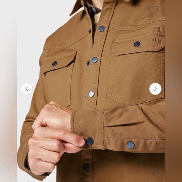 Stio Men's Light Brown Shirt Jacket - Picture 6 of 16